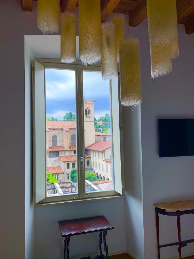 "Camera Con Vista" Bergamo Alta Buitenkant foto